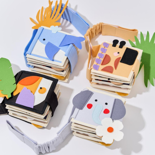 felt activity book animals