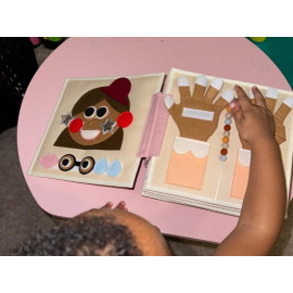 Sensory Activity Toy: Quiet Book for Travel and Entertainment | Kinderkrama